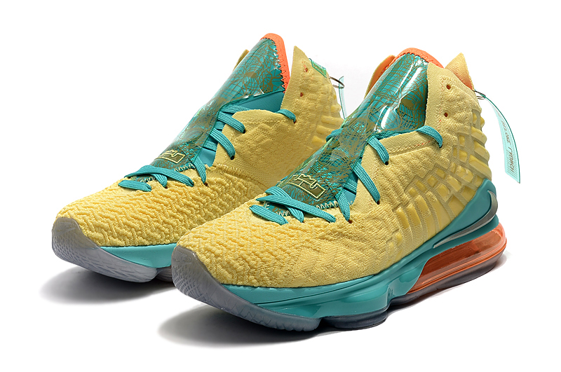 2019 LeBron James 17 Yellow Jade Orange - Click Image to Close